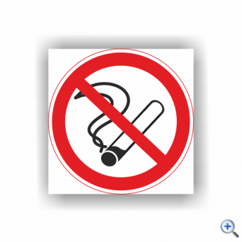 Знак P01 Запрещается курить, не курить, курение запрещено запрещающий знак