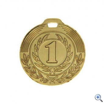 Медаль 1е место золотая