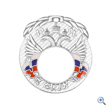 Медаль 2е место серебряная NF3423